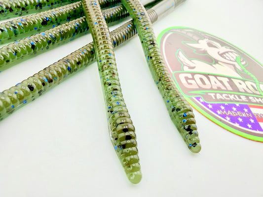 SHAKY HEAD WORM 070 : BLUE CRAW - BLUE