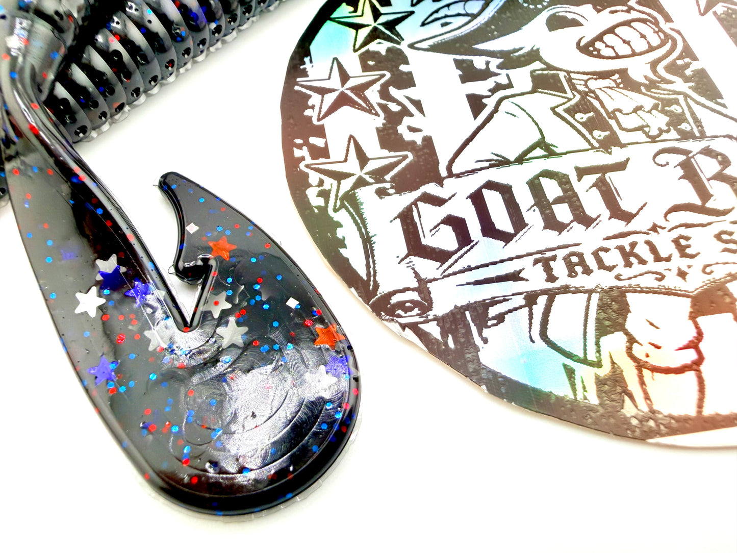 ASSAULT WORM 070 : BLACK PATRIOT - RED WHITE N BLUE