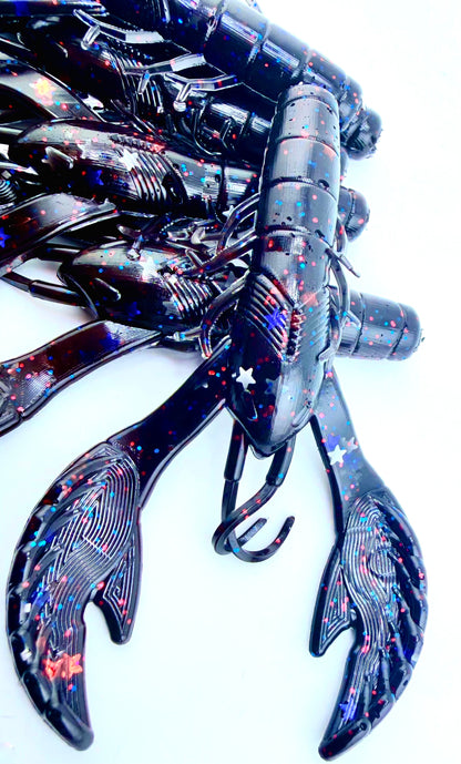 ECTO CRAW 034 : BLACK PATRIOT - RED WHITE N BLUE