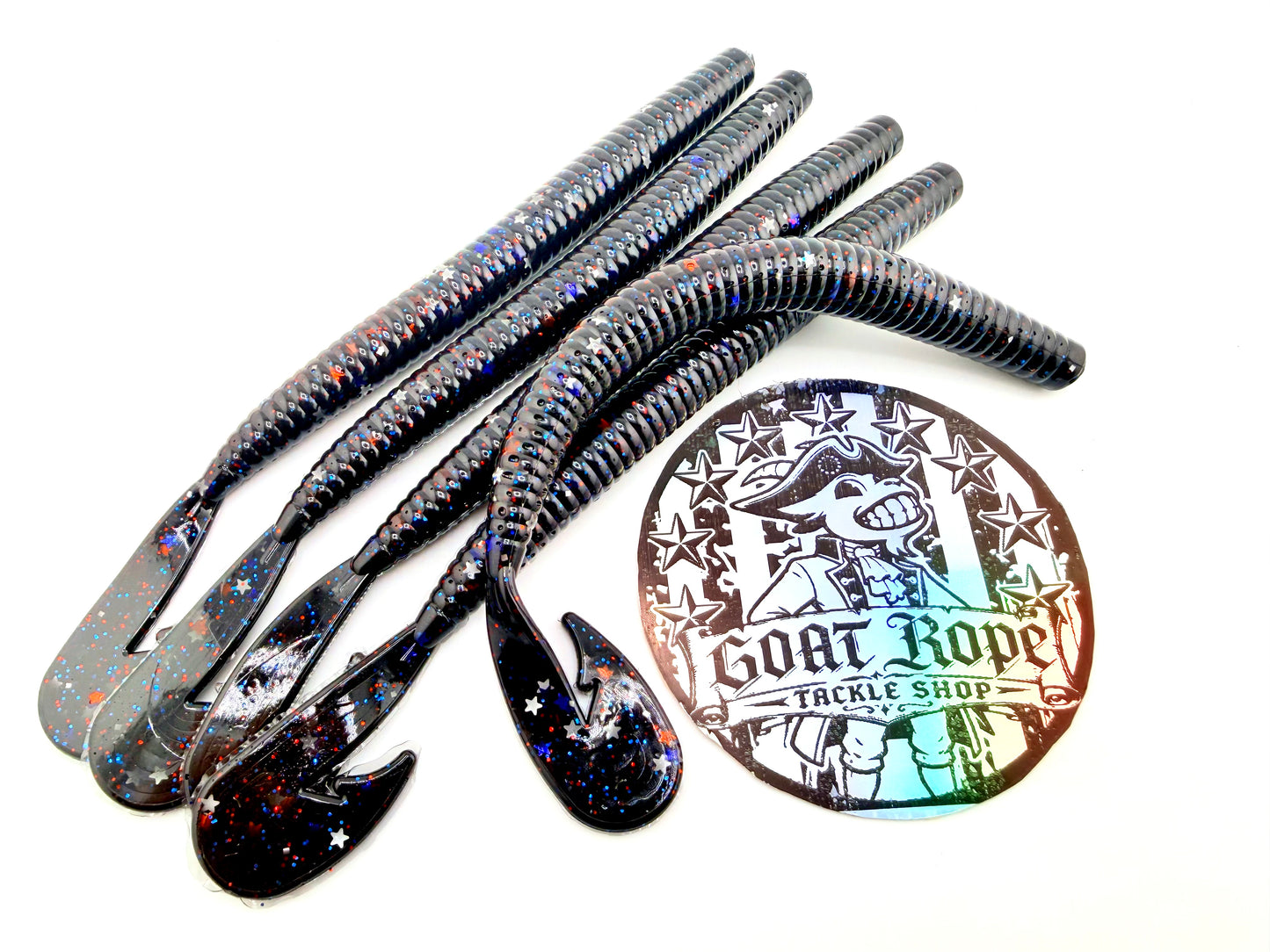 ASSAULT WORM 070 : BLACK PATRIOT - RED WHITE N BLUE