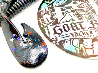 ASSAULT WORM 070 : BLACK PATRIOT - RED WHITE N BLUE
