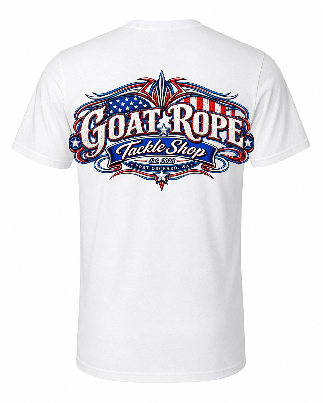 T-Shirt - Patriotic Pinstripe - Red/White/Blue
