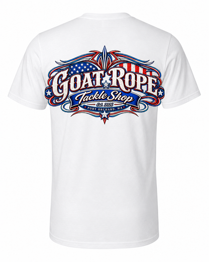 T-Shirt - Patriotic Pinstripe - Red/White/Blue